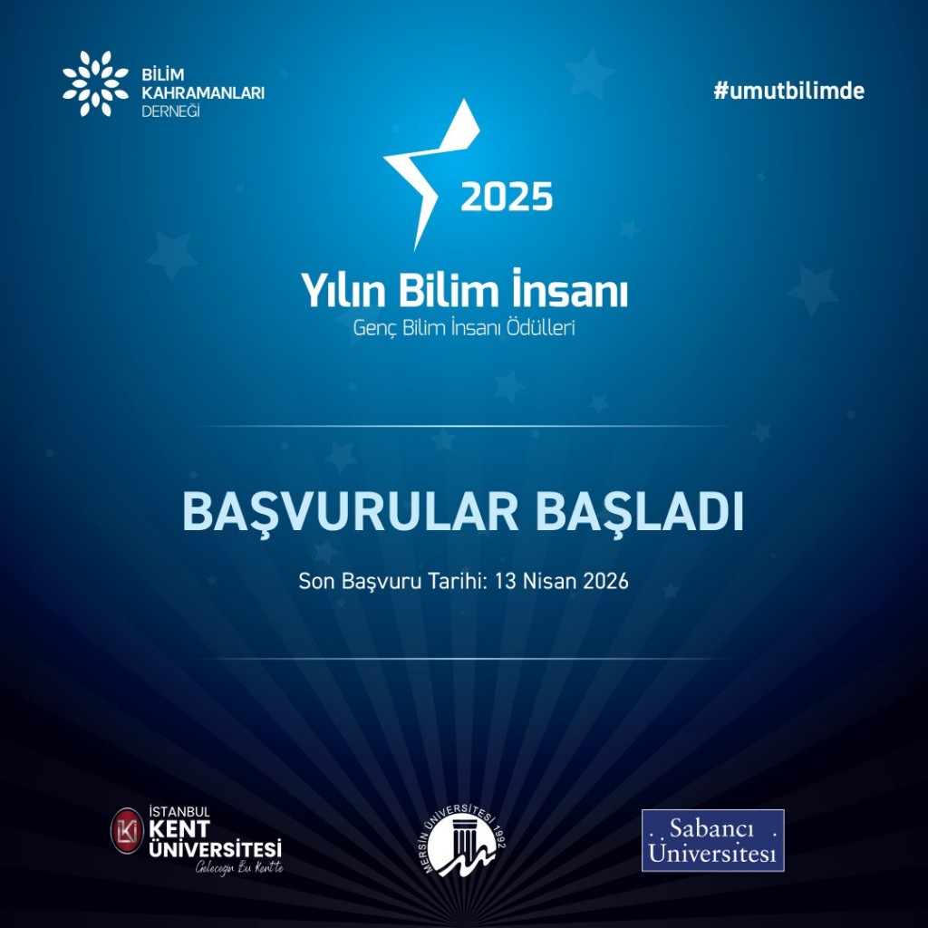 GEN&Ccedil; BİLİM İNSANI &Ouml;D&Uuml;LLERİ BAŞVURULARI BAŞLADI