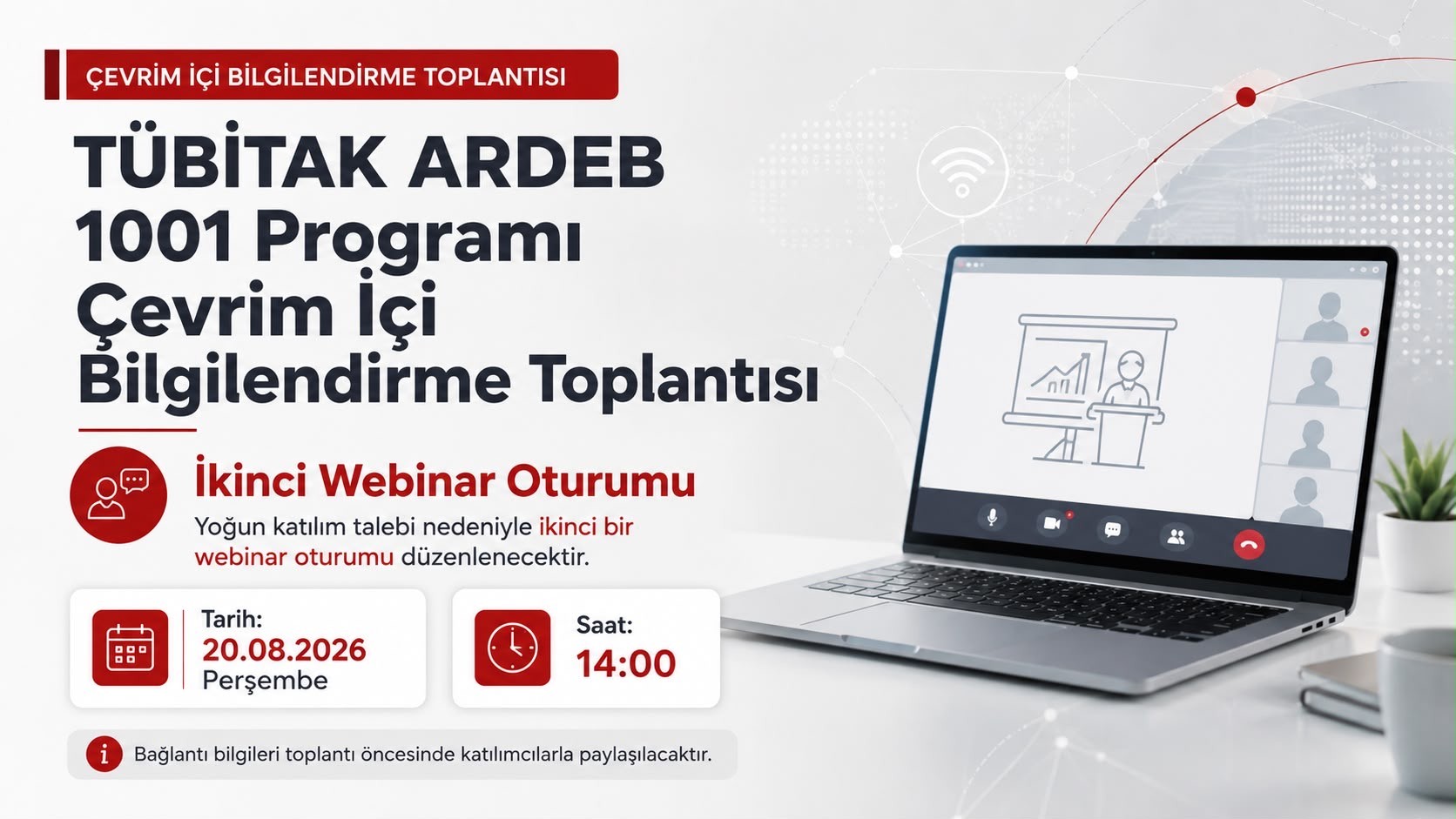 About the Second Webinar Session of the 1001 Program Online Information Meeting
